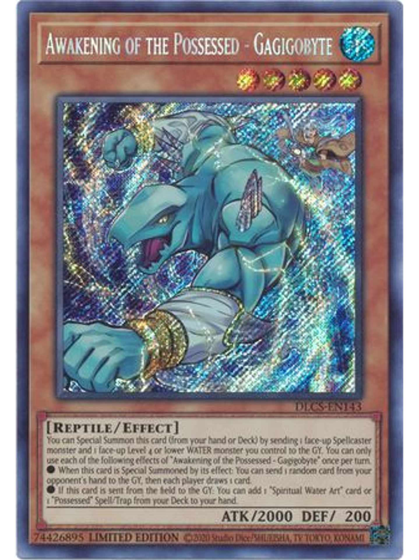 Awakening of the Possessed - Gagigobyte - DLCS-EN143 - Secret Rare 1st Edition 1