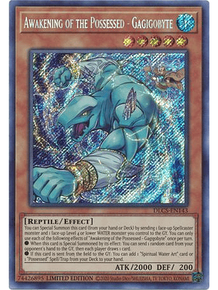 Awakening of the Possessed - Gagigobyte - DLCS-EN143 - Secret Rare 1st Edition