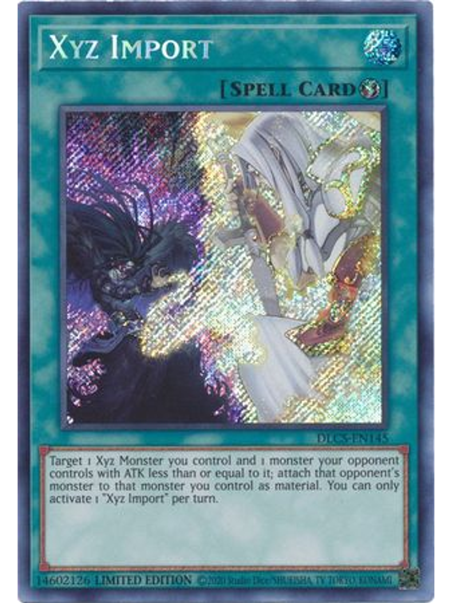 Xyz Import - DLCS-EN145 - Secret Rare 1st Edition 1