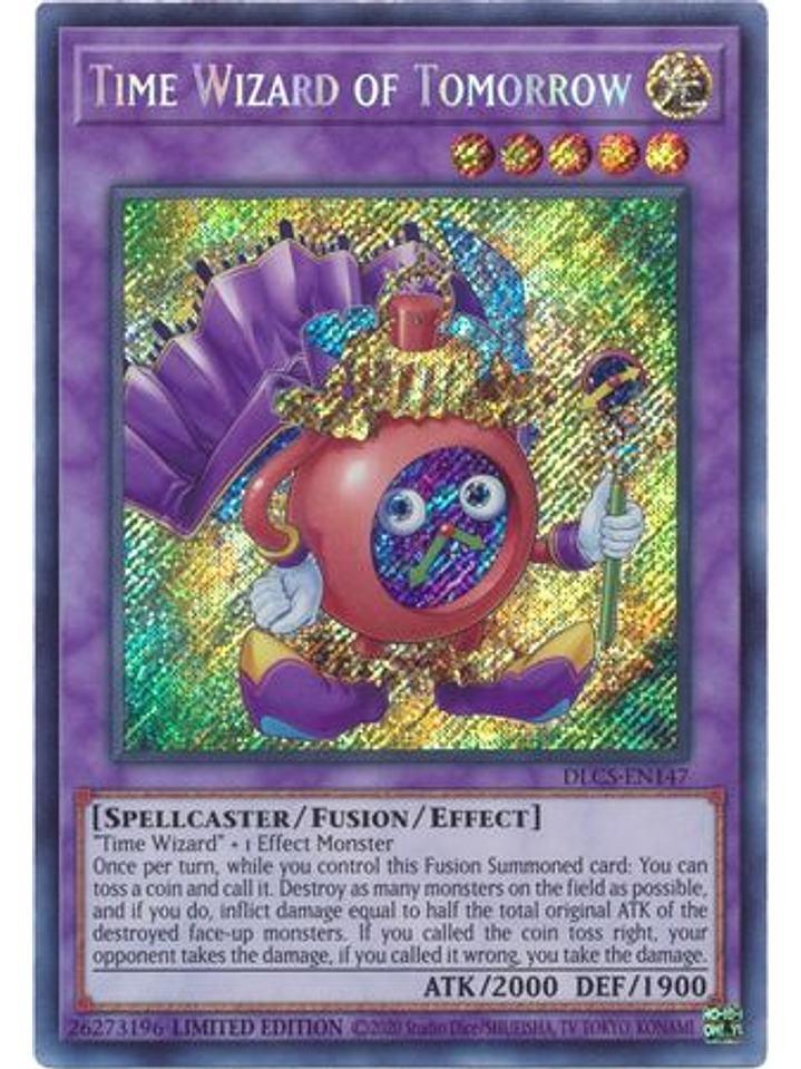 Time Wizard of Tomorrow - DLCS-EN147 - Secret Rare 1st Edition 1