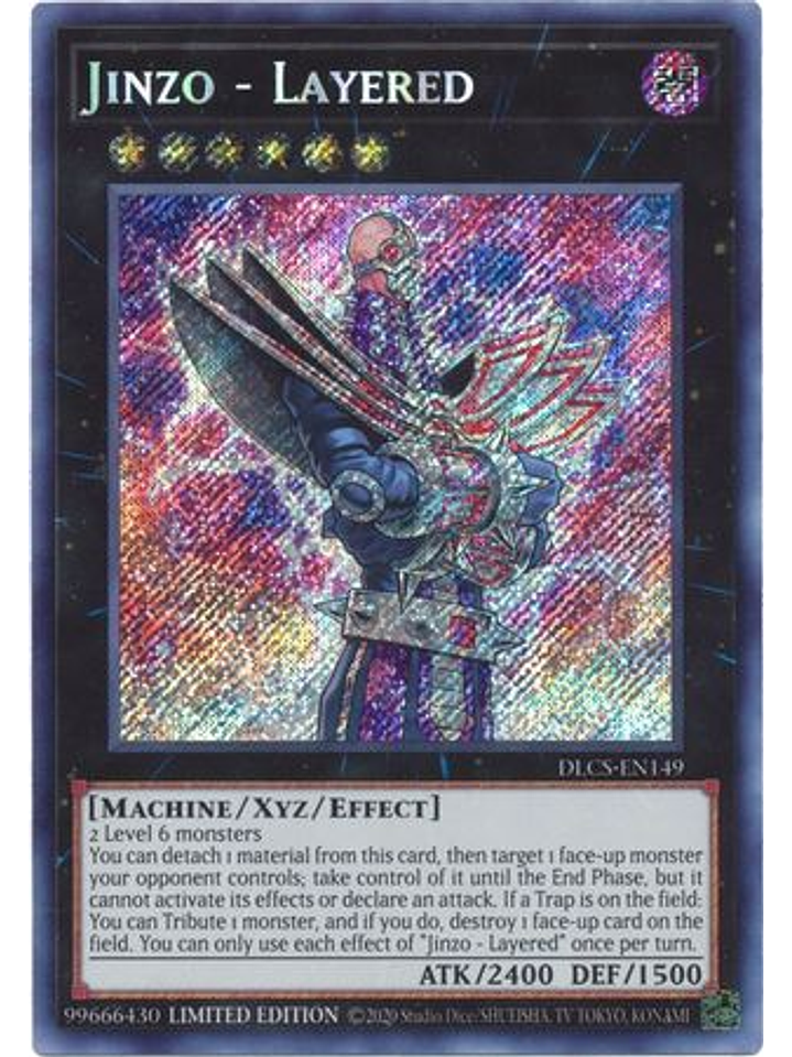 Jinzo - Layered - DLCS-EN149 - Secret Rare 1st Edition 1