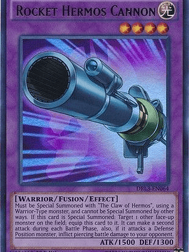 Rocket Hermos Cannon - DRL3-EN064 - Ultra Rare 1st Edition