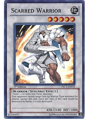 Scarred Warrior - PRC1-EN013 - Super Rare