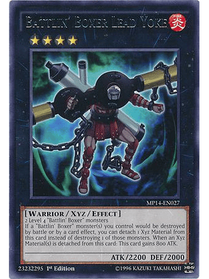 Battlin' Boxer Lead Yoke - MP14-EN027 - Rare 1st Edition