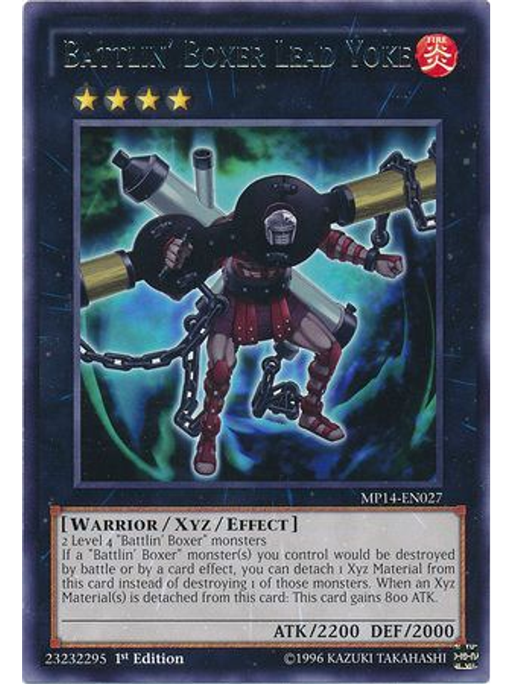 Battlin' Boxer Lead Yoke - MP14-EN027 - Rare 1st Edition 1