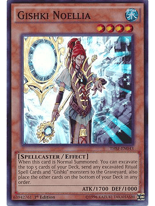 Gishki Noellia - THSF-EN043 - Super Rare 1st Edition