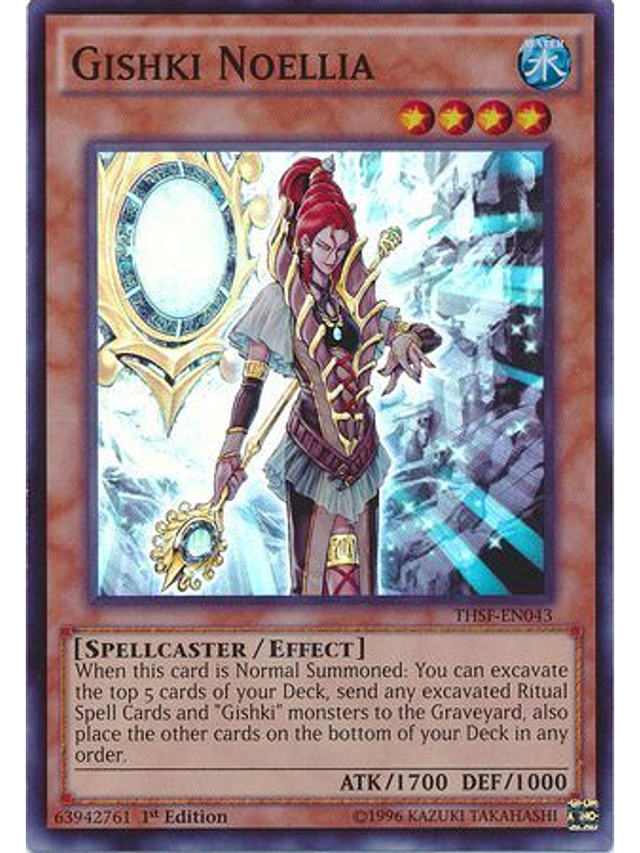 Gishki Noellia - THSF-EN043 - Super Rare 1st Edition 1