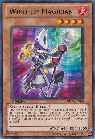 Wind-Up Magician - GENF-EN014 - Rare 1st Edition