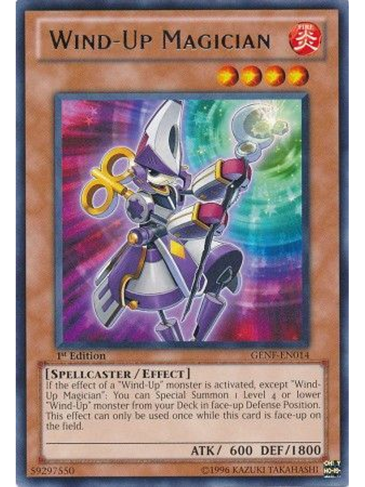 Wind-Up Magician - GENF-EN014 - Rare 1st Edition 1