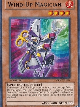 Wind-Up Magician - GENF-EN014 - Rare 1st Edition