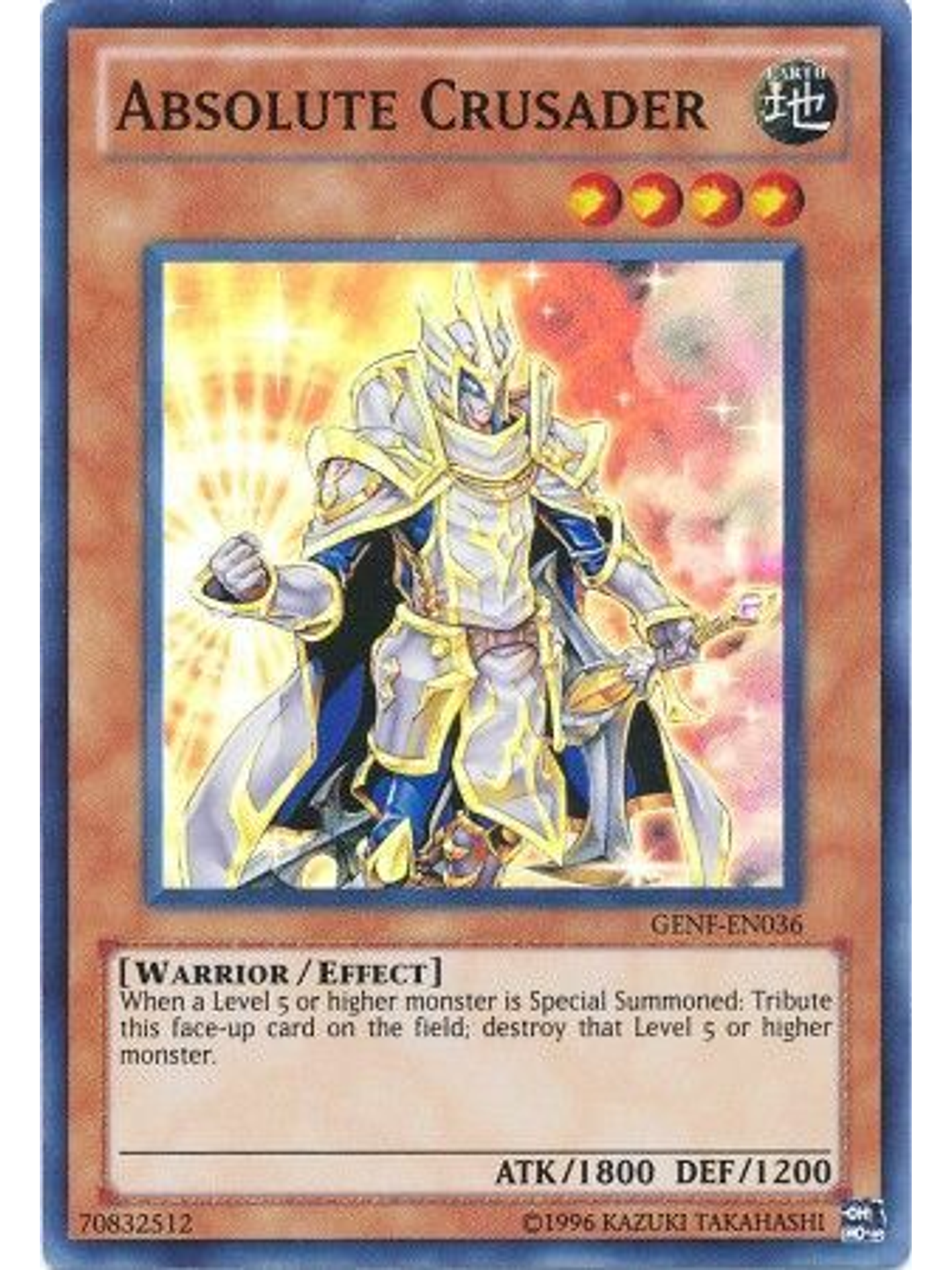 Absolute Crusader - GENF-EN036 - Super Rare Unlimited 1