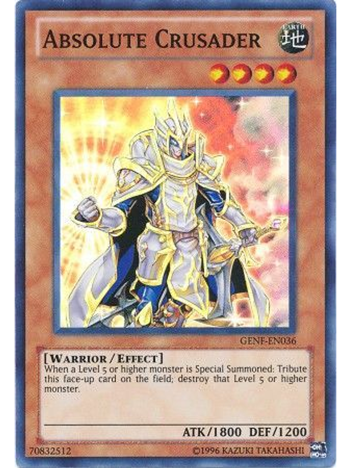 Absolute Crusader - GENF-EN036 - Super Rare Unlimited 1