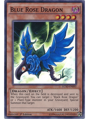 Blue Rose Dragon - LC5D-EN093 - Super Rare 1st Edition