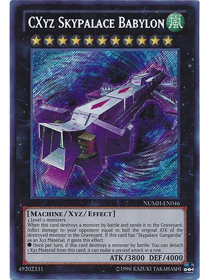 CXyz Skypalace Babylon - NUMH-EN046 - Secret Rare Unlimited