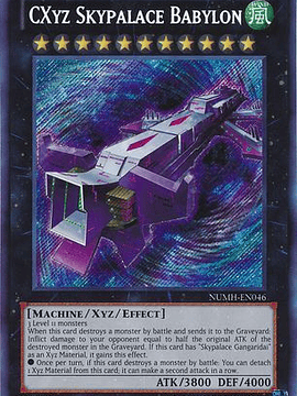 CXyz Skypalace Babylon - NUMH-EN046 - Secret Rare Unlimited