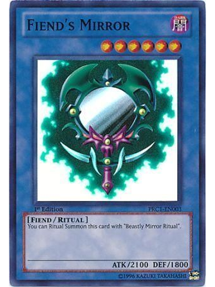 Fiend's Mirror - PRC1-EN003 - Super Rare 1