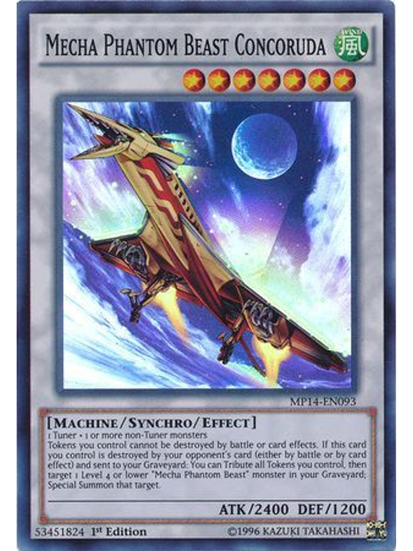 Mecha Phantom Beast Concoruda - mp14-en093 - Super Rare 1st Edition 1