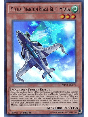 Mecha Phantom Beast Blue Impala - MP14-EN076 - Ultra Rare 1st Edition