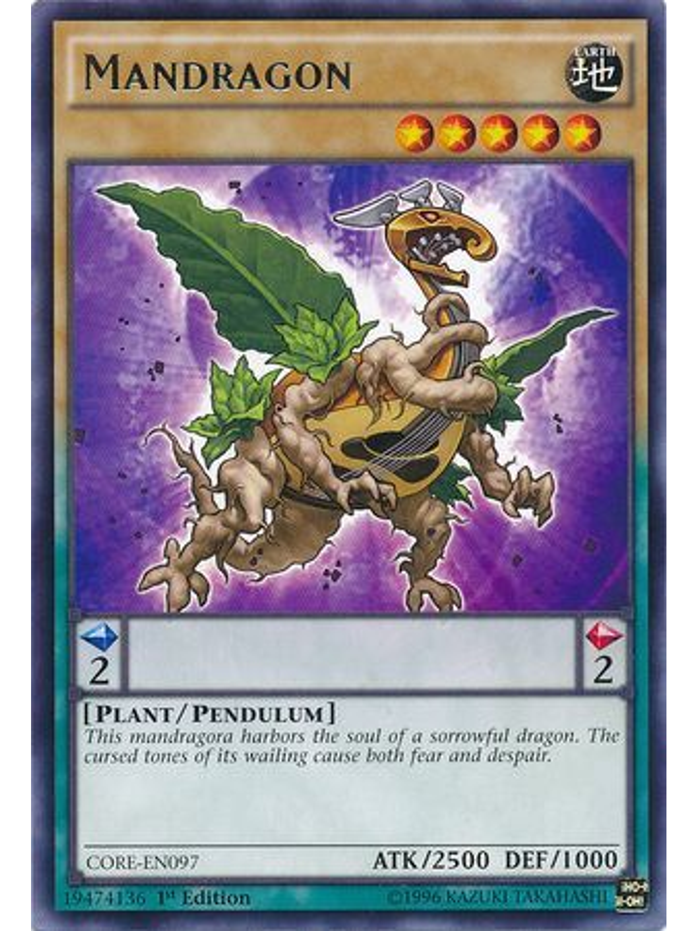 Mandragon - CORE-EN097 - Rare 1st Edition 1