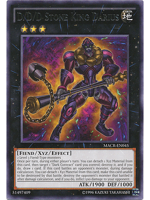 D/D/D Stone King Darius - MACR-EN045 - Rare Unlimited
