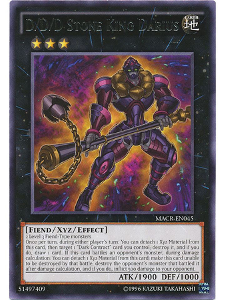 D/D/D Stone King Darius - MACR-EN045 - Rare Unlimited 1