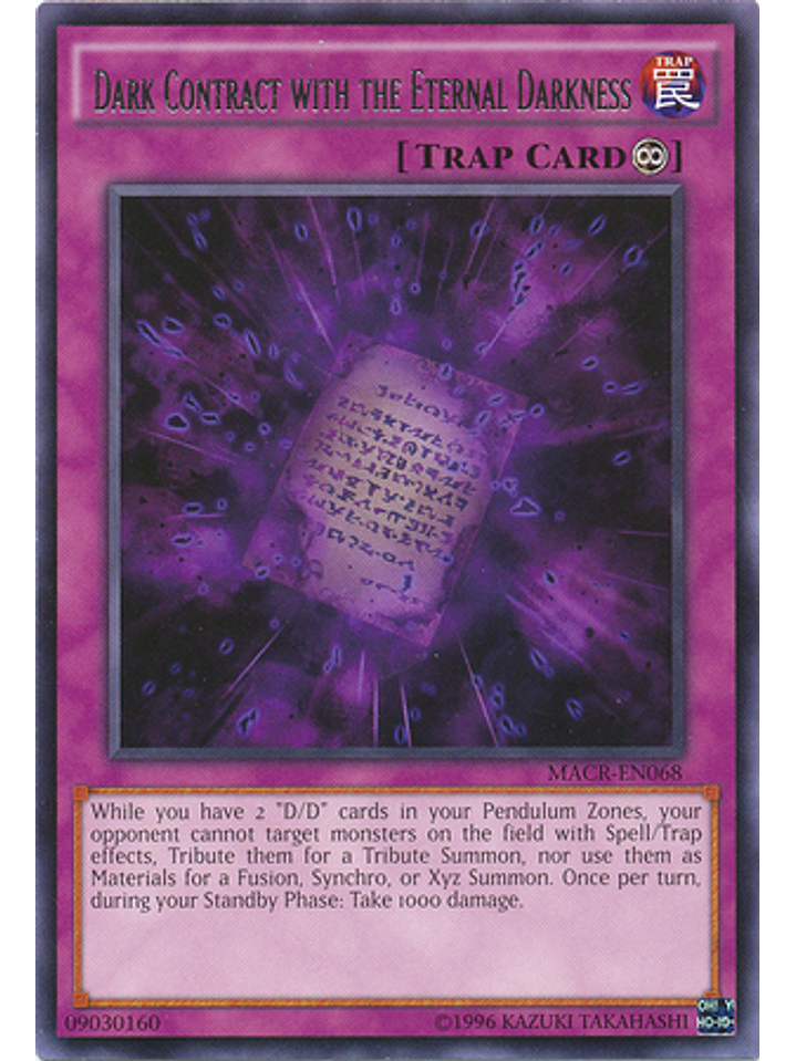 Dark Contract with the Eternal Darkness - MACR-EN068 - Rare Unlimited 1