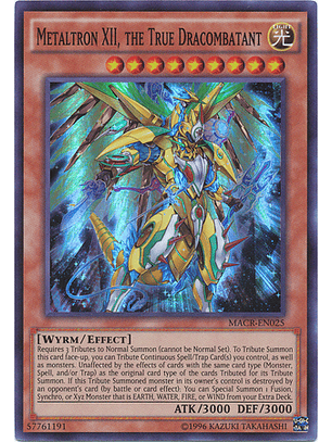Metaltron XII, the True Dracombatant - MACR-EN025 - Super Rare Unlimited