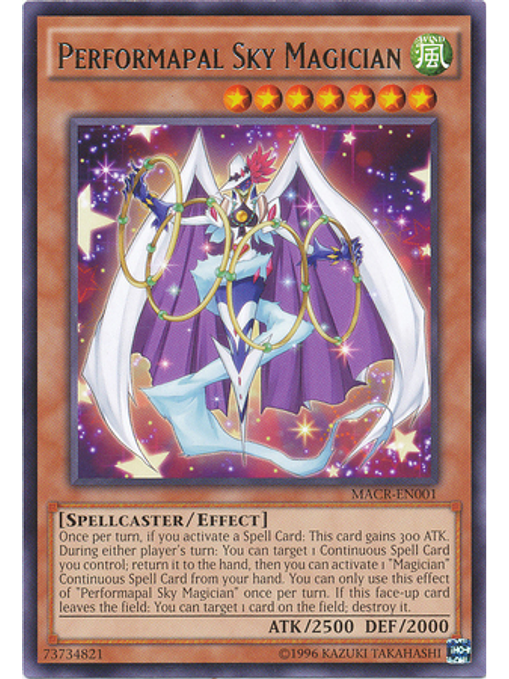 Performapal Sky Magician - MACR-EN001 - Rare Unlimited 1