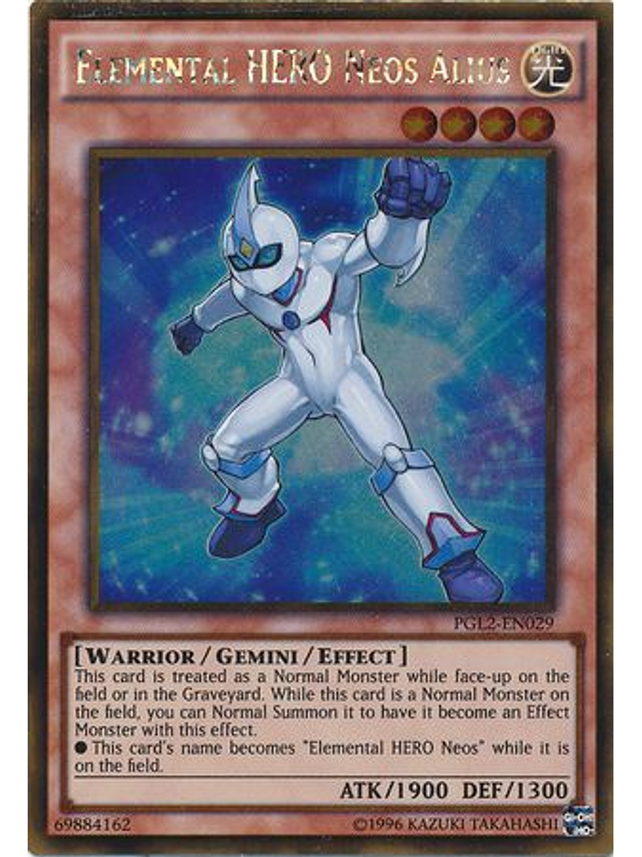 Elemental Hero Neos Alius - PGL2-EN029 - Gold Rare Unlimited 1
