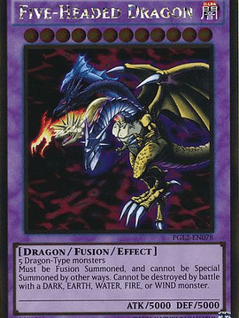 Five-Headed Dragon - PGL2-EN078 - Gold Rare Unlimited