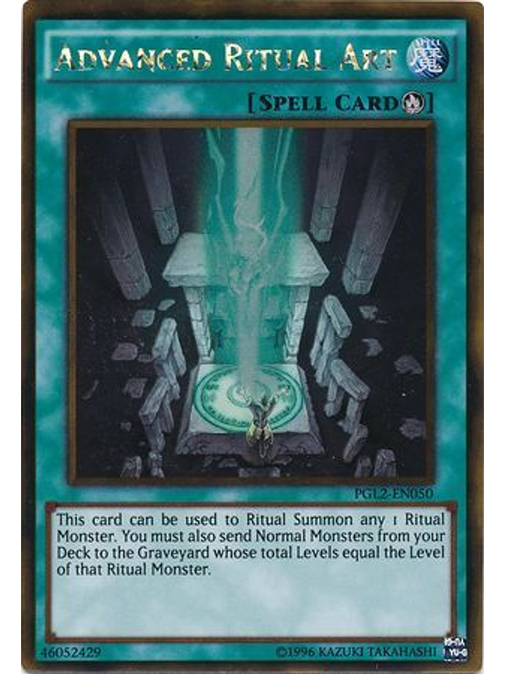 Advanced Ritual Art - PGL2-EN050 - Gold Rare Unlimited 1