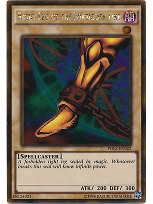 Right Leg of the Forbidden One - PGL2-EN022 - Gold Rare Unlimited