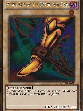 Right Leg of the Forbidden One - PGL2-EN022 - Gold Rare Unlimited