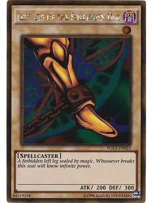 Left Leg of the Forbidden One - PGL2-EN023 - Gold Rare Unlimited
