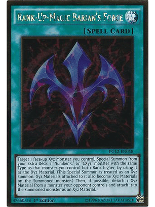 Rank-Up-Magic Barian's Force - PGL2-EN058 - Gold Rare Unlimited