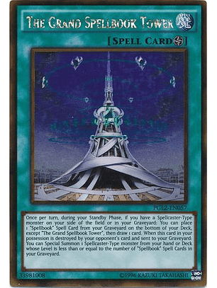 The Grand Spellbook Tower - PGL2-EN057 - Gold Rare Unlimited
