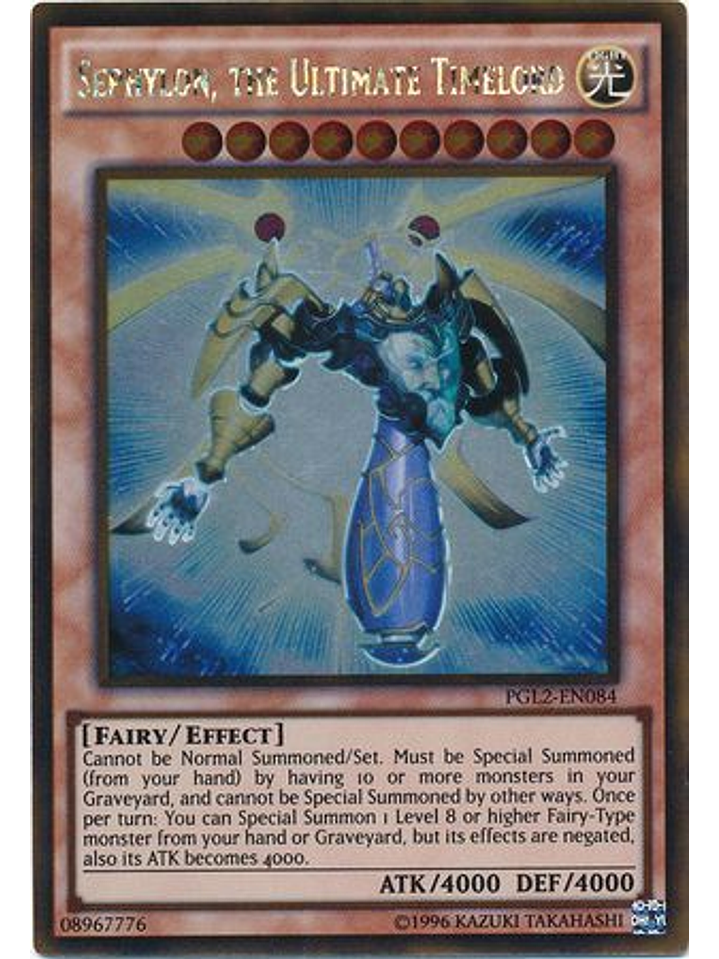 Sephylon, the Ultimate Timelord - PGL2-EN084 - Gold Rare Unlimited 1