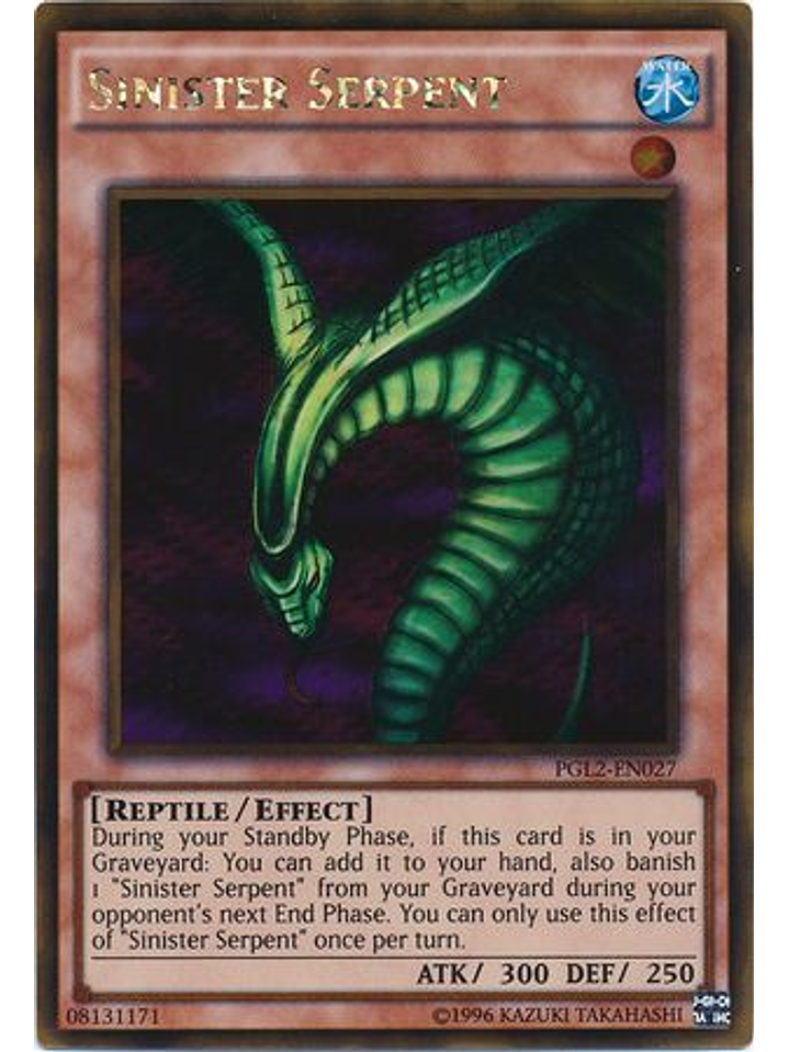 Sinister Serpent - PGL2-EN027 - Gold Rare Unlimited 1