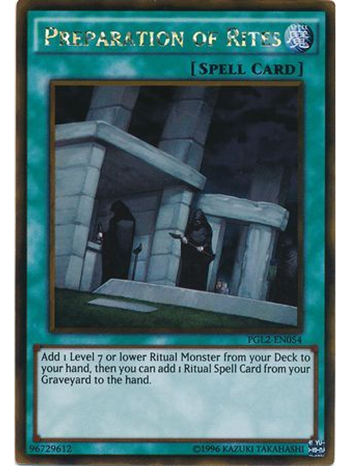 Preparation of Rites - PGL2-EN054 - Gold Rare Unlimited 1