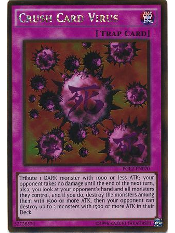 Crush Card Virus - PGL2-EN070 - Gold Rare Unlimited 1