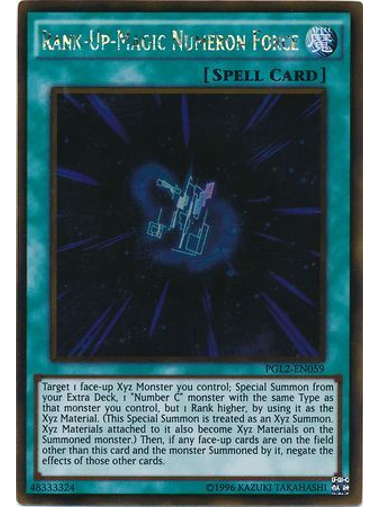 Rank-Up-Magic Numeron Force - PGL2-EN059 - Gold Rare Unlimited 1