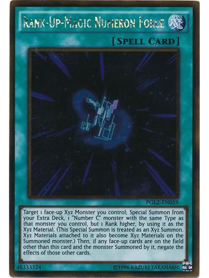Rank-Up-Magic Numeron Force - PGL2-EN059 - Gold Rare Unlimited 1