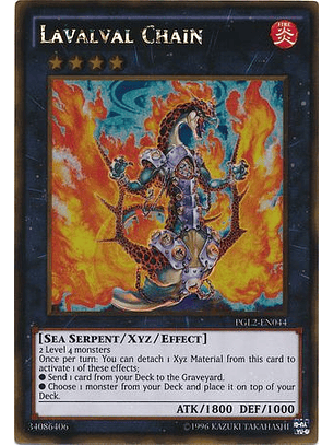 Lavalval Chain - PGL2-EN044 - Gold Rare Unlimited