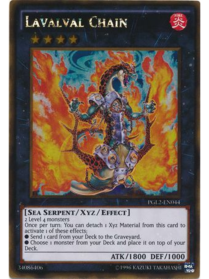 Lavalval Chain - PGL2-EN044 - Gold Rare Unlimited 1