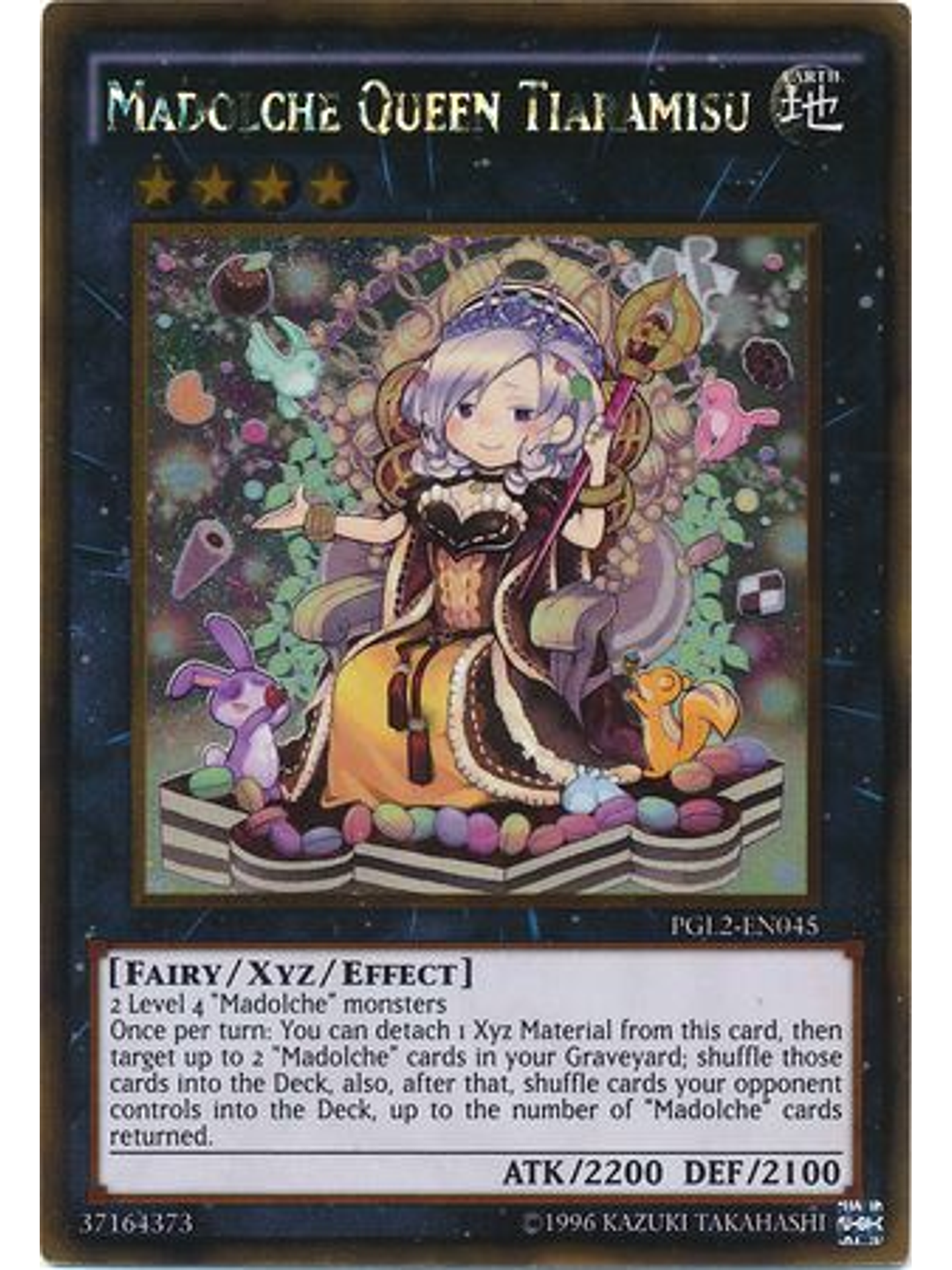 Madolche Queen Tiaramisu - PGL2-EN045 - Gold Rare Unlimited 1