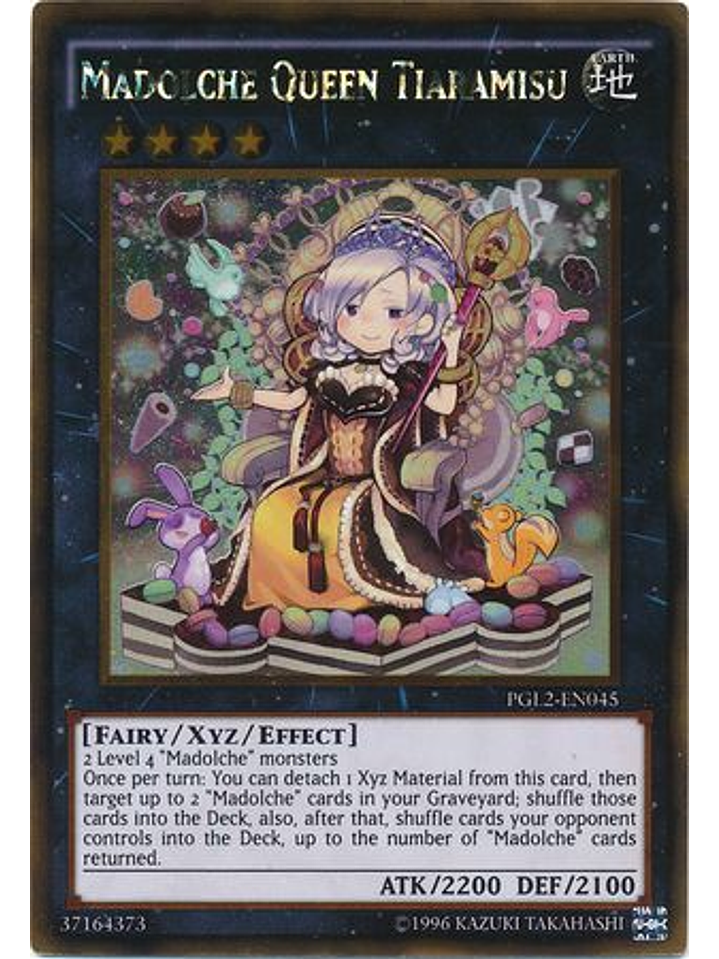 Madolche Queen Tiaramisu - PGL2-EN045 - Gold Rare Unlimited 1