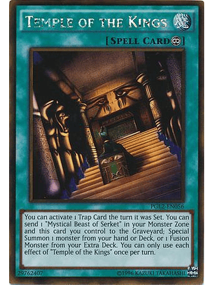 Temple of the Kings - PGL2-EN056 - Gold Rare Unlimited
