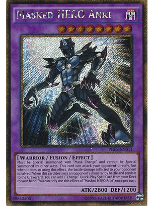 Masked Hero Anki - PGL2-EN011 - Gold Secret Rare Unlimited