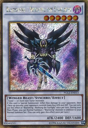 Blackwing - Nothung the Starlight - PGL2-EN013 - Gold Secret Rare Unlimited