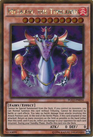 Metaion, the Timelord - PGL2-EN034 - Gold Rare Unlimited